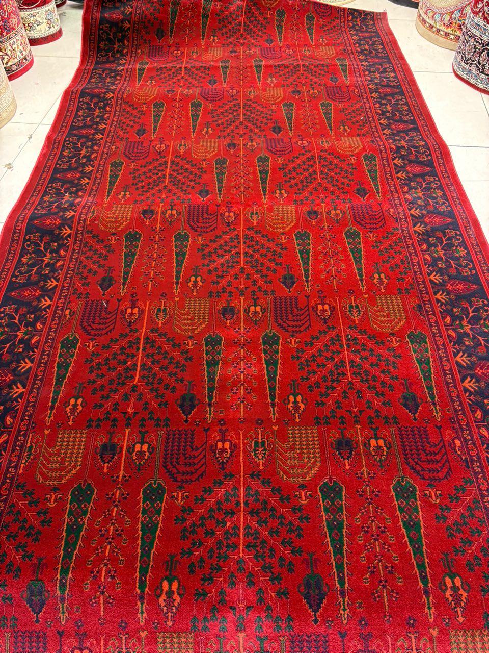 کناره فرش طرح کاج لاکی