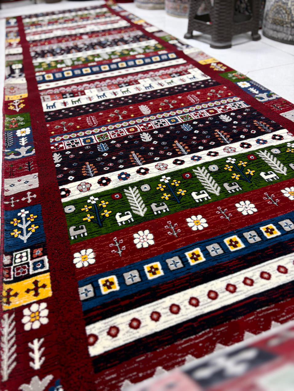کناره فرش نقشه بختیاری